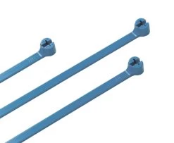 Pa 6.6 Detect Cable Tie 140X3.6mm Blue 100Pack