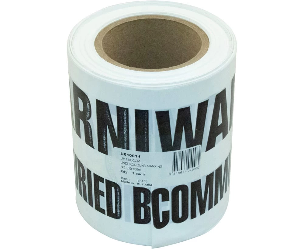 Comms UG Marking Tape ND 150mmx100m 3 Comms UG Marking Tape ND 150mmx100m