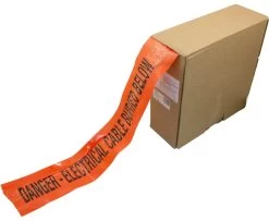 Nobrand Electrical Underground Mains Marking Tape Detectable 100mm X 250M
