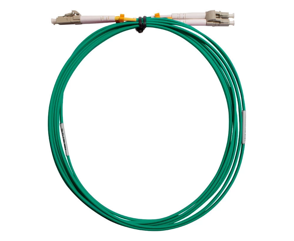 MSS Fibre LCA - LC OM4 10 Metre Green LSZH 2mm Duplex Fibre Patch Lead 3 MSS Fibre LCA - LC OM4 10 Metre Green LSZH 2mm Duplex Fibre Patch Lead