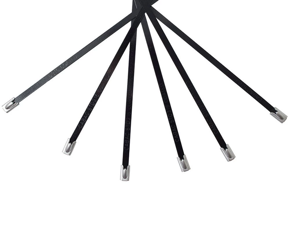CABLE TIE STAINLESS STEEL 316 STANDARD COATED 520 X 4.6MM 4 CABLE TIE STAINLESS STEEL 316 STANDARD COATED 520 X 4.6MM - Image 2